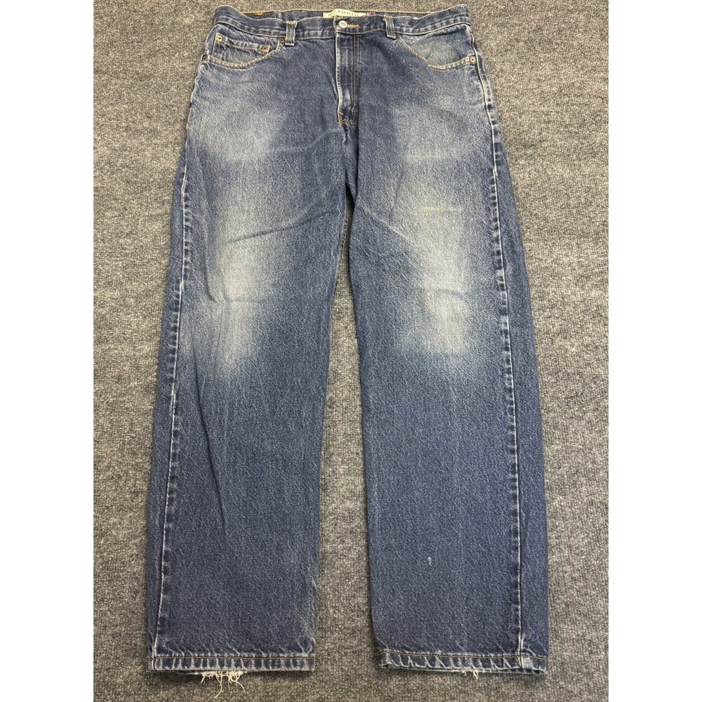 Vintage Levi's 550 Y2K Jeans Relaxed Fit Denim Baggy Grunge Mens Sz 36x32 Mexico
